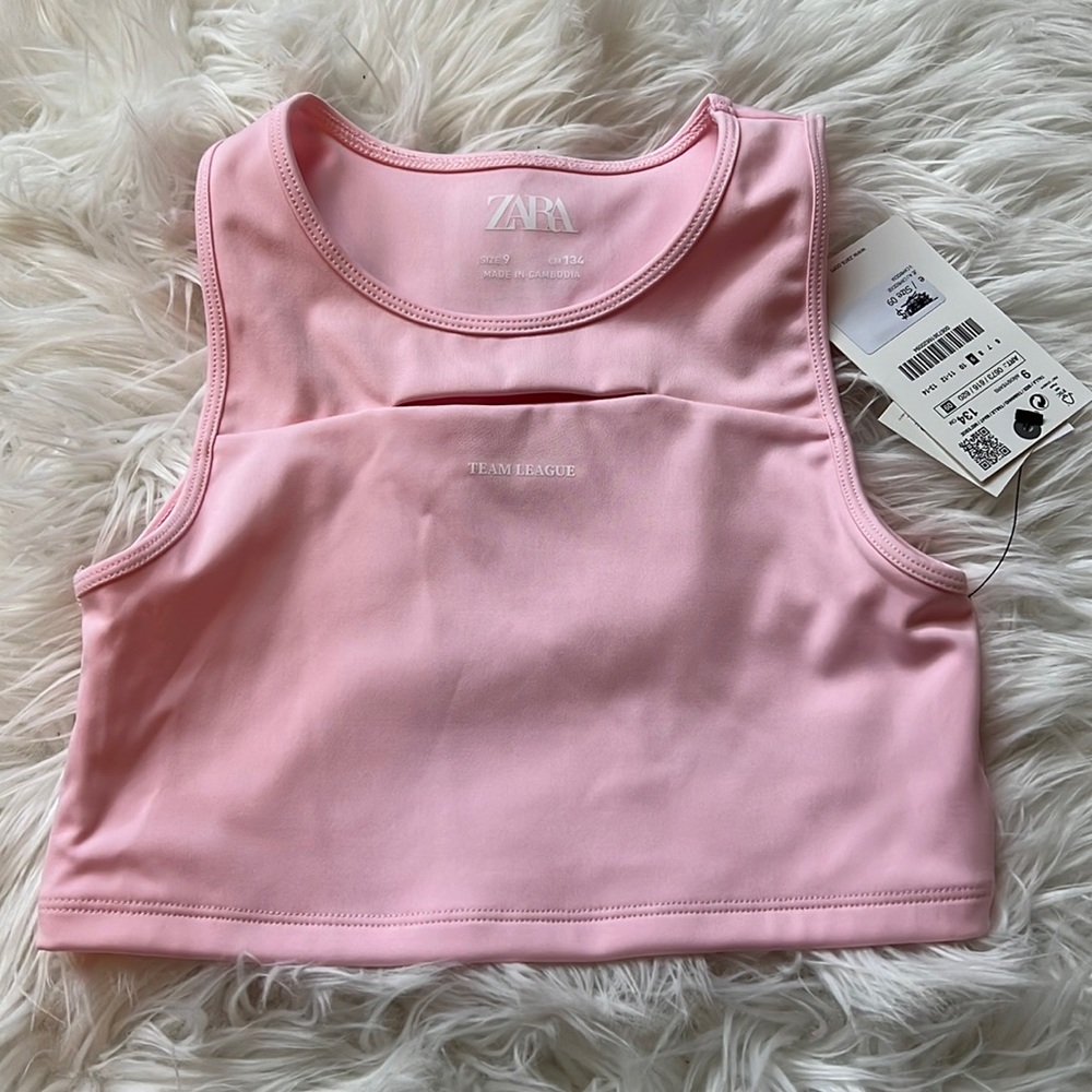 NWT Zara Girls Sports Top